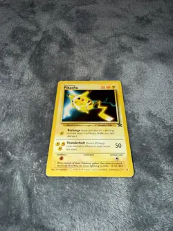 Pokemon Card - Pikachu WoTC Black Star Promo 4 WB Stamped Movie - Image 1