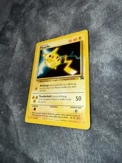 Pokemon Card - Pikachu WoTC Black Star Promo 4 WB Stamped Movie - Image 3
