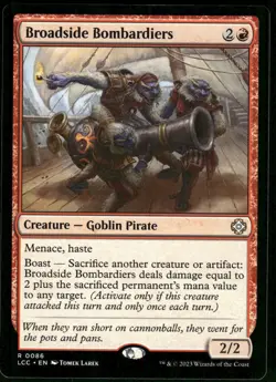 1x Broadside Bombardiers - Commander: The Lost Caverns of Ixalan - NM - MTG - Image 1