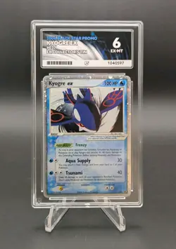 Kyogre EX 037 Black Star Promo Ex Era Tins Ace 6 English Pokemon Card 2006 - Image 1