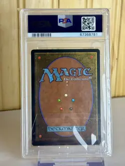 Ebon Praetor 1994 MTG Magic the Gathering Fallen Empires PSA 7 NM - Image 2