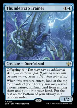 [1x] Thundertrap Trainer Near Mint, English Bloomburrow MTG Magic - Image 1