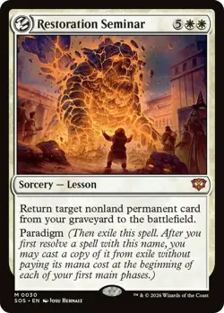 [1x] Restoration Seminar Near Mint, English Secrets of Strixhaven MTG Magic - Image 1