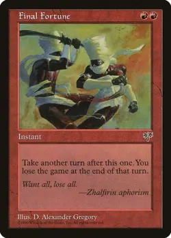 Final Fortune ~ Mirage [Near Mint][Magic MTG] - Image 1