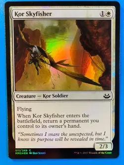 MTG 1x FOIL Kor Skyfisher #11 Modern Masters 2017 Pauper Magic Gathering x1 NM - Image 1