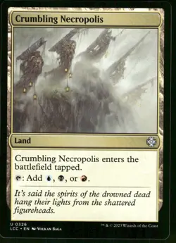 1x Crumbling Necropolis - Commander: The Lost Caverns of Ixalan - NM - MTG - Image 1