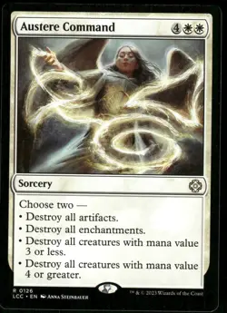 1x Austere Command - Commander: The Lost Caverns of Ixalan - NM - MTG - Image 1