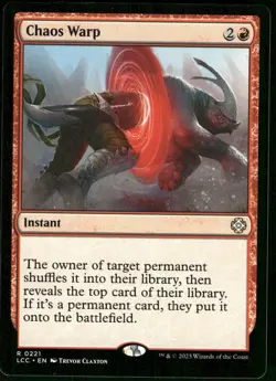1x Chaos Warp - Commander: The Lost Caverns of Ixalan - NM - MTG - Image 1