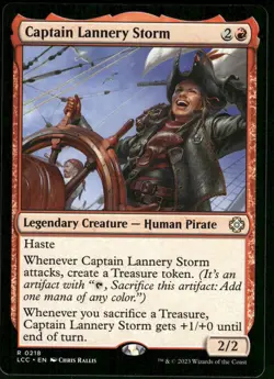 1x Captain Lannery Storm - Commander: The Lost Caverns of Ixalan - NM - MTG - Image 1