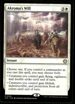 1x Akroma's Will - Commander: The Lost Caverns of Ixalan - NM - MTG - Image 1