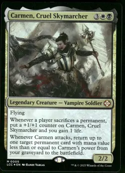 1x Foil Carmen, Cruel Skymarcher - Commander: The Lost Cavern - NM - MTG - Image 1