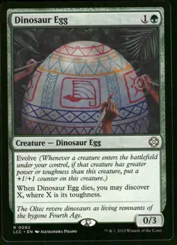 1x Dinosaur Egg - Commander: The Lost Caverns of Ixalan - NM - MTG - Image 1