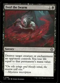 1x Feed the Swarm - Commander: The Lost Caverns of Ixalan - NM - MTG - Image 1