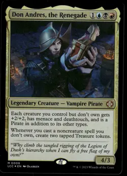 1x Foil Don Andres, the Renegade - Commander: The Lost Caverns - NM - MTG - Image 1
