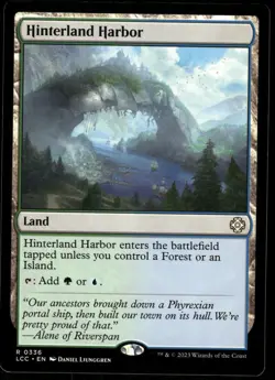 1x Hinterland Harbor - Commander: The Lost Caverns of Ixalan - NM - MTG - Image 1