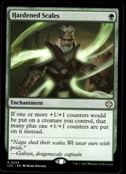 1x Hardened Scales - Commander: The Lost Caverns of Ixalan - NM - MTG - Image 1