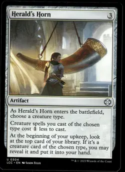 1x Herald's Horn - Commander: The Lost Caverns of Ixalan - NM - MTG - Image 1