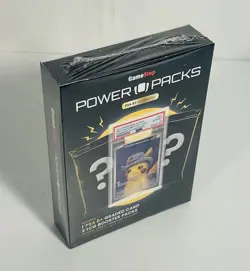 GameStop Power Pack Series 2 PSA Pokemon cards booster Pikachu w/ grey felt hat - Image 1