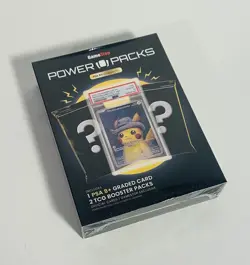 GameStop Power Pack Series 2 PSA Pokemon cards booster Pikachu w/ grey felt hat - Image 3