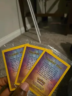 Lot of (3) SEALED Ancient Mew Pokemon Movie Promo Cards. - Image 2
