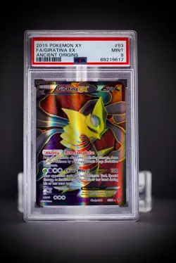 2015 POKEMON XY ANCIENT ORIGINS #93 FULL ART/Giratina EX PSA 9 - Image 1