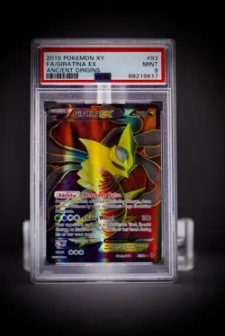 2015 POKEMON XY ANCIENT ORIGINS #93 FULL ART/Giratina EX PSA 9 - Image 2