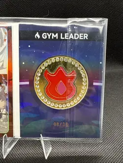 Pokemon Eif Origin 2.0 Gym Badge Fire Type Case Hit 08/38 Non-TCG - Image 3