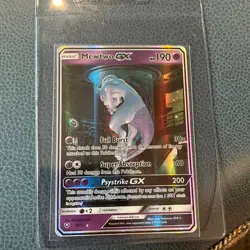 Pokemon Shining Legends 2017 Mewtwo GX #78/73 Full Art Secret Rare Holo - Image 1