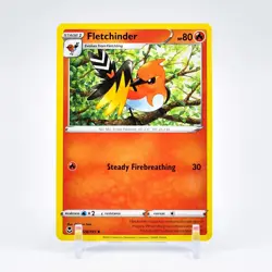 Fletchinder - 028/195 Silver Tempest Uncommon Pokemon - NM/MINT - Image 1