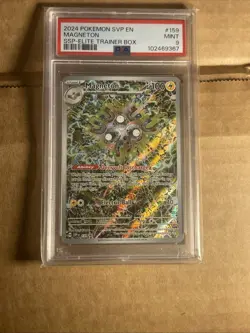 2024 POKEMON SVP EN-SV BLACK STAR PROMO 159 MAGNETON SURGING SPARKS ETB PSA 9 - Image 1