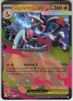 Mega Charizard X ex 029 Promo ME: Mega Evolution Promo Near Mint - Image 1