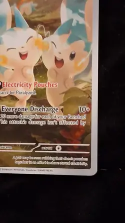 Pokemon TCG Pachirisu 208/198 Illustration Rare Scarlet & Violet Base Set Holo - Image 3