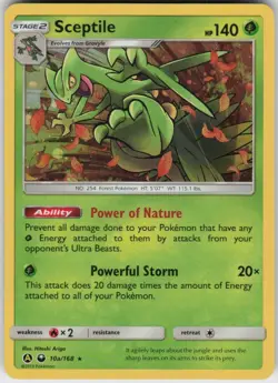 Holo Sceptile 10a/168 Promo Alternate Art Promos Near Mint - Image 1