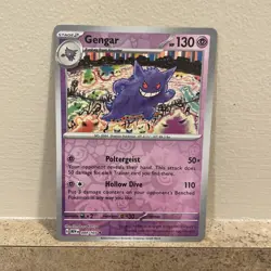 Gengar 094/165 - SV Scarlet & Violet 151 - Reverse Holo Rare - Pokemon 2023 - NM - Image 1