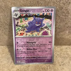 Gengar 094/165 - SV Scarlet & Violet 151 - Reverse Holo Rare - Pokemon 2023 - NM - Image 2