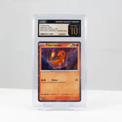 Pokemon Charmander Cosmos Holo #47 Pokemon 151 2023 - CGC 10 PRISTINE - Image 1