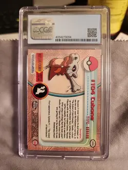 CGC 10 Pristine GEM MINT 2000 Pokemon Topps Series 2 Silver Foil Cubone Low Pop - Image 3
