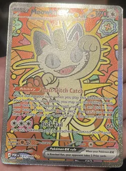 Meowth ex 121/088 ENGLISH Special Illustration Rare - Perfect Order SIR Pokemon - Image 2