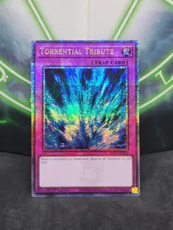 Yugioh Torrential Tribute MP24-EN010 Quarter Century Rare 1st Edition NM - Image 1