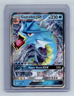 Gyarados GX 16/68 Full Art Ultra Rare Hidden Fates Pokemon Card LP-NM - Image 1