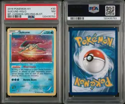 PSA 7 2016 Suicune 30/122 Cosmos Holo Pokemon XY Breakpoint Sun & Moon - Image 3