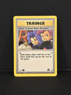 1st Edition Here Comes Team Rocket 71/82 Pokemon Card - Image 1