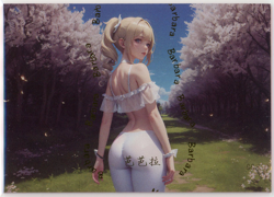 ❤BARBARA - Goddess Story ANIME WAIFU Card - SWEET GIRL DIARY 2 SSR-04 -GENSHIN - Image 1