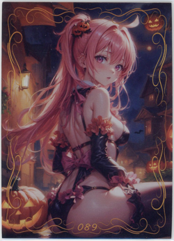 ❤SPICY HALLOWEEN GIRL - Goddess Story ANIME WAIFU Card - PEACH BLOSSOM BEAM 089 - Image 1