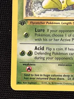 Pokemon Victreebel 30/64 (1st Edition) *Near Mint* Jungle ‘Never Played Card’ - Image 2