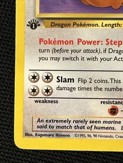 Pokemon Dragonite 19/62 (1st Edition) *Near Mint* Fossil ‘Never Played Card’ - Image 2