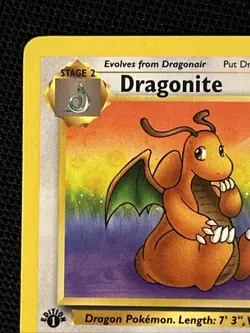 Pokemon Dragonite 19/62 (1st Edition) *Near Mint* Fossil ‘Never Played Card’ - Image 3