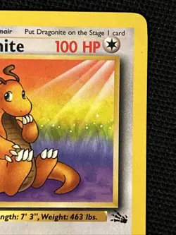 Pokemon Dragonite 19/62 (1st Edition) *Near Mint* Fossil ‘Never Played Card’ - Image 4