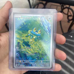 Pokemon Froakie Full Art Holo Water 70 HP Card English - Image 1