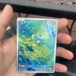 Pokemon Froakie Full Art Holo Water 70 HP Card English - Image 2